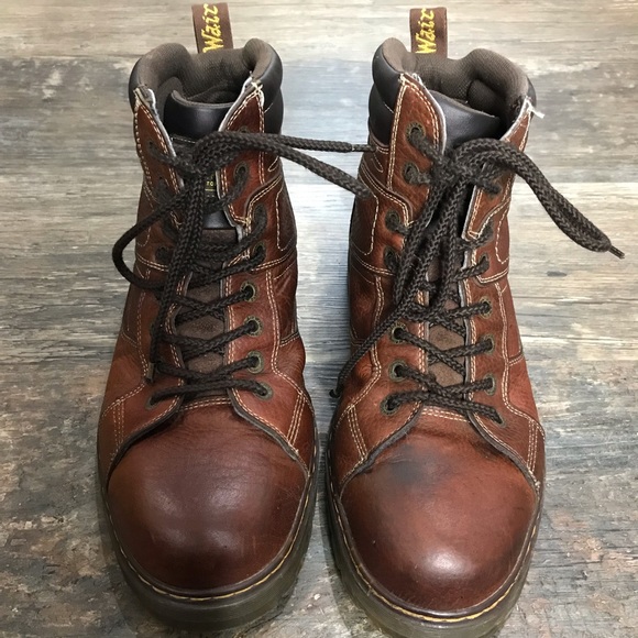 Dr. Martens Other - Doc Martens Leather Steel Toe Lace Up Boots